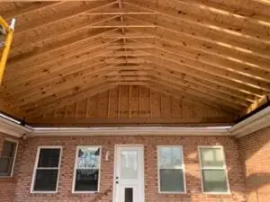 Patio Shingled Roof Installation in Clarksville — clarksville handyman