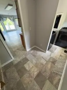 Floor Joist Repair and Tile Installation in Clarksville — clarksville