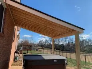 Patio Cover Installation in Clarksville — carpentry